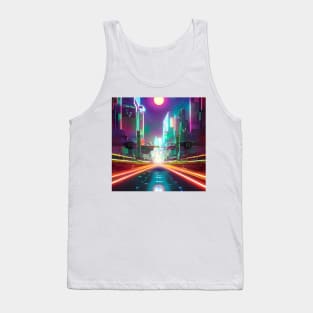 Neo Tokyo - Cyberpunk - Sun Vibe Tank Top